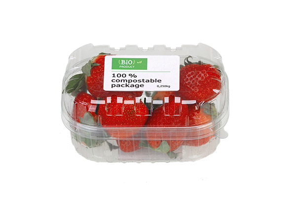 [Translate to 中文:] Etikettierung von Früchten und Gemüse in Plastikbehältern