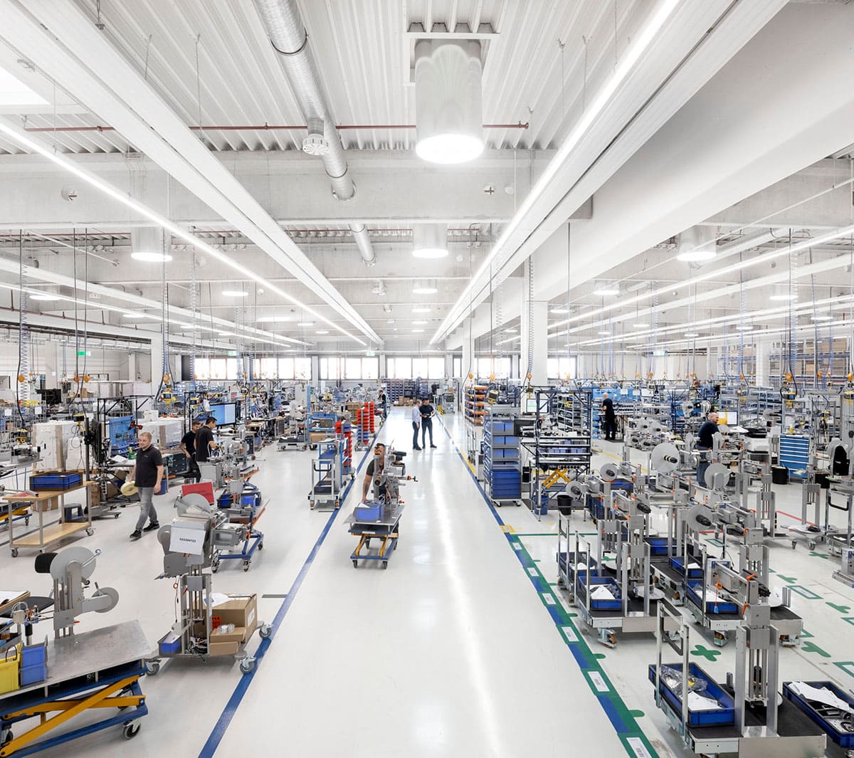 [Translate to 中文:] HERMA labeling machines production in Filderstadt