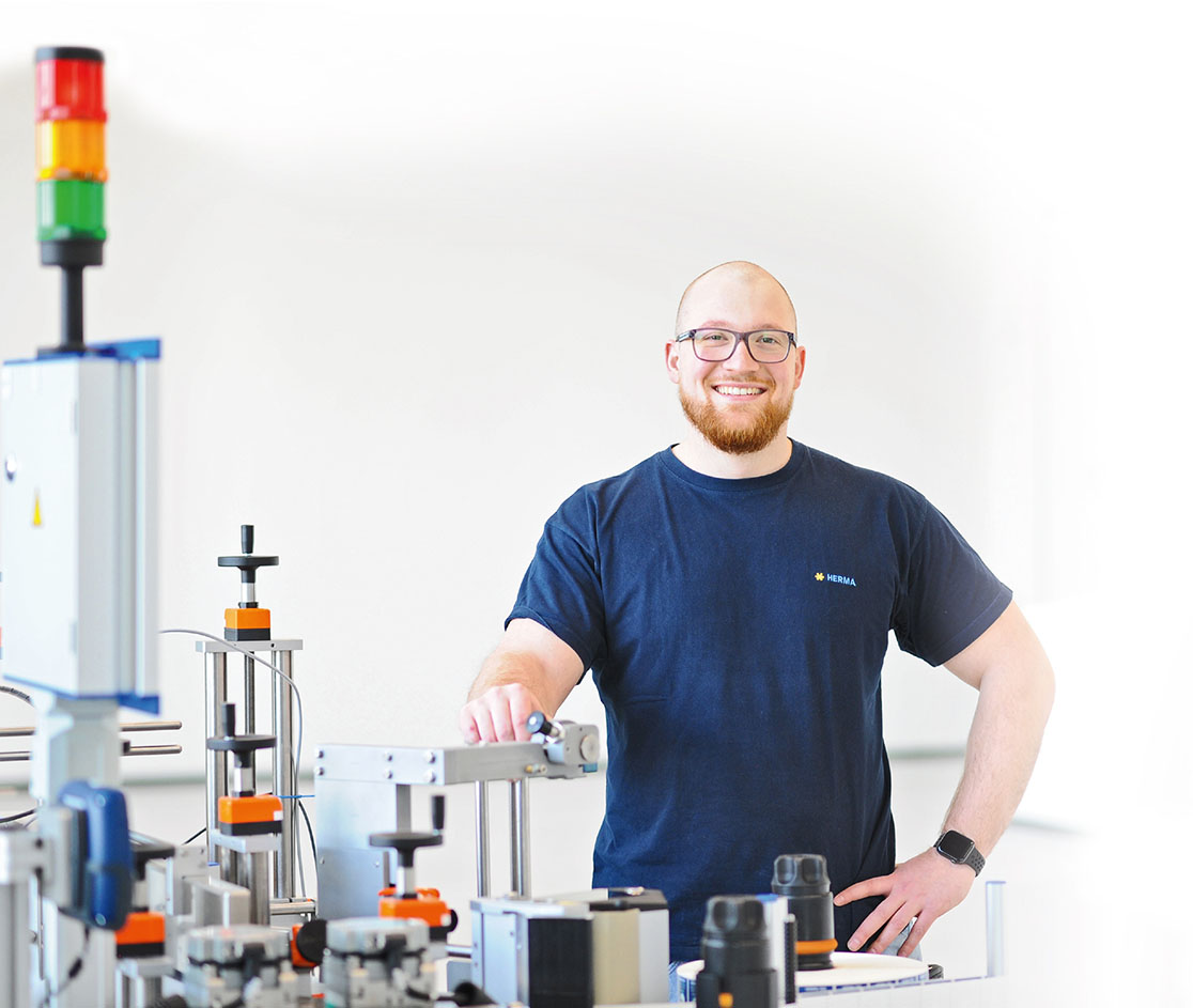 [Translate to 中文:] Kompetente Beratung für alle HERMA Technologien